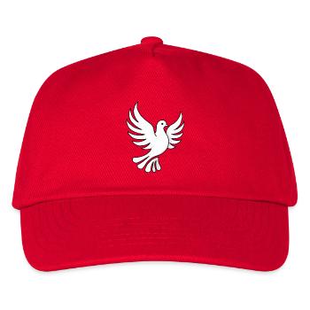 Simple pigeon design - Kids’ Baseball Cap - red - Front