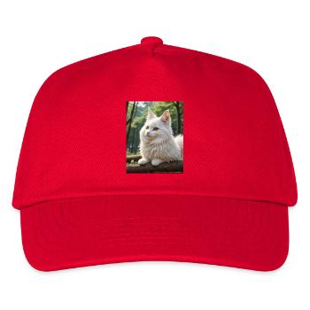 Chat mignon - Casquette de baseball Enfant - rouge - Devant