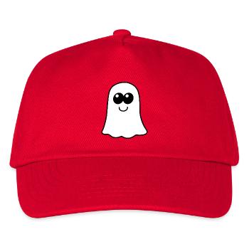 Boo-Gespenst - Kinder Basecap - Rot - Vorne