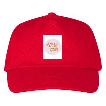 Rosa Logo für ein frohes neues Jahr - Kinder Basecap - Rot - Vorne