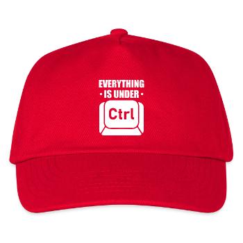 Everything Is Under Ctrl – Technical Humor for IT PR - Kids’ Baseball Cap - red - Front