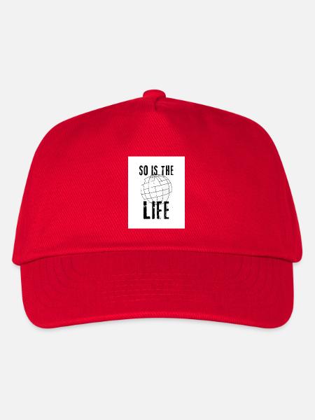 La vie aussi - Casquette de baseball Enfant - rouge