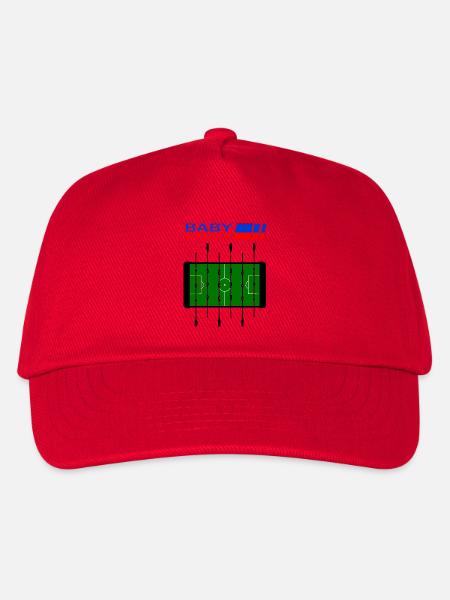 Tischfußball - Kinder Basecap - Rot