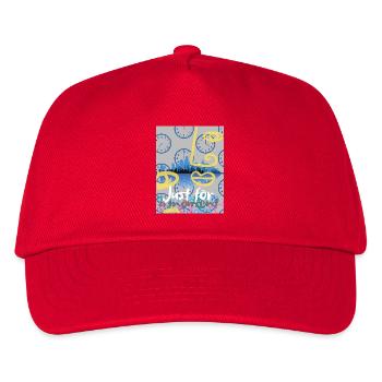 Nur für einen Moment - Kinder Basecap - Rot - Vorne