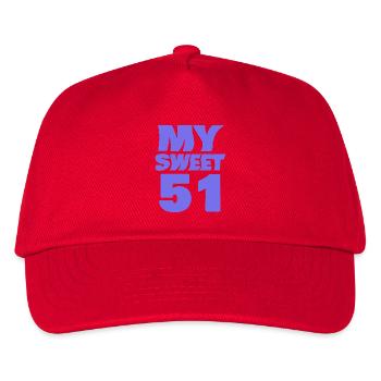 Sweet 51 - Kinder Basecap - Rot - Vorne