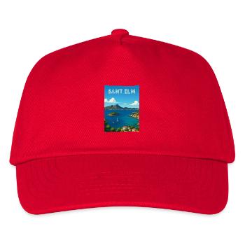 Sant Elm - Majorca - Kids’ Baseball Cap - red - Front