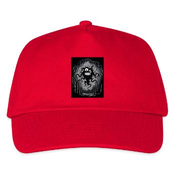 Dark Cave Monster Tentacule Graphique - Casquette de baseball Enfant - rouge - Devant