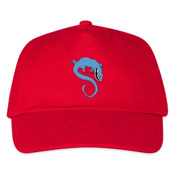 Mythical and fantastical Blue Creature - Kids’ Baseball Cap - red - Front