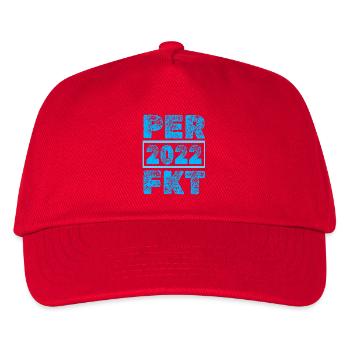 Perfected 2022 - Kids’ Baseball Cap - red - Front
