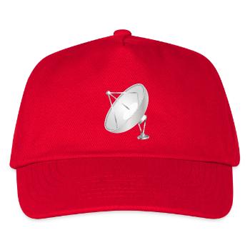 Antenne paraboise à l’aspect moderne et net - Casquette de baseball Enfant - rouge - Devant