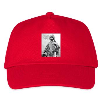 Haile Selassie I Jah Rastafari Rasta Reggae Roots - Kids’ Baseball Cap - red - Front