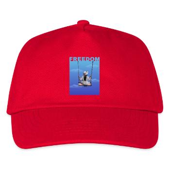 Freiheit - Kinder Basecap - Rot - Vorne