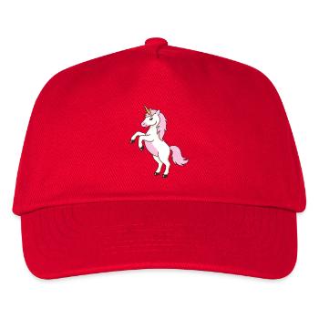 Pink Mane Unicorn Sparkle - Kids’ Baseball Cap - red - Front