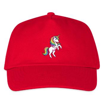 Rainbow Unicorn Parade - Kids’ Baseball Cap - red - Front