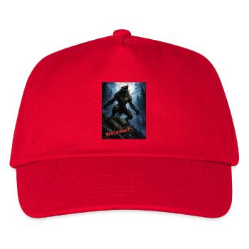 Werwolf-Vollmond - Kinder Basecap - Rot - Vorne