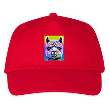 Alpaca - Kids’ Baseball Cap - red - Front