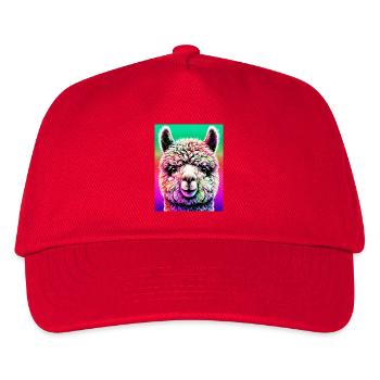 Alpaga - Casquette de baseball Enfant - rouge - Devant