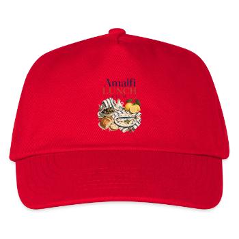 Amalfi Lunch Club Italy Mediterranean - Kids’ Baseball Cap - red - Front