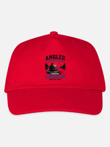 Angler Lebensplan - Kinder Basecap - Rot