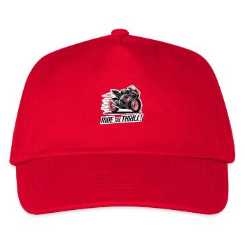 SURFEZ SUR LE FRISSON - Casquette de baseball Enfant - rouge - Devant