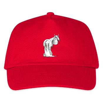 Wikinger Isländer - Pferd - Kinder Basecap - Rot - Vorne