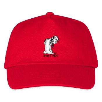 Niedlicher Irish Tinker - Gypsy Cob - Kinder Basecap - Rot - Vorne