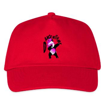 Panda dance - Kids’ Baseball Cap - red - Front