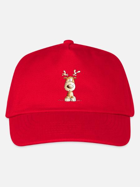 Kleines Weihnachten Rentier von MODARTIS - Kinder Basecap - Rot