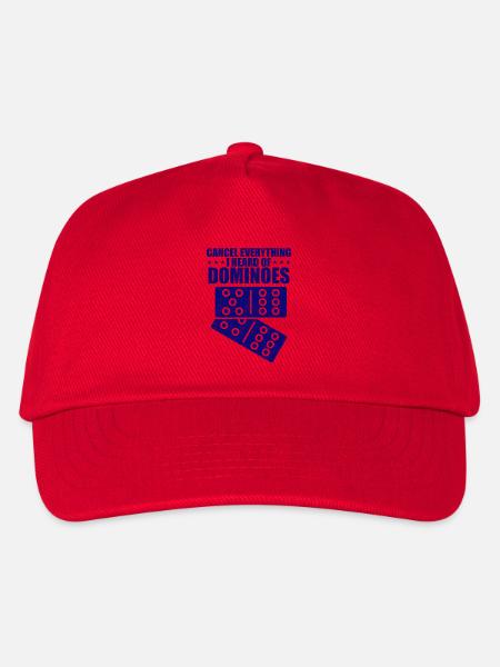 Domino Design - Kinder Basecap - Rot