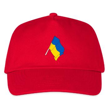 Drapeau Ukraine - Casquette de baseball Enfant - rouge - Devant