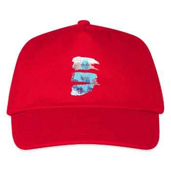 It's snowing - Kids’ Baseball Cap - red - Front