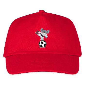 FUSSBALLSPIELER, JUDO-KARATE-ATHLET - Kinder Basecap - Rot - Vorne