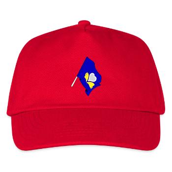 Flag Brussels Capital Region Belgium - Kids’ Baseball Cap - red - Front