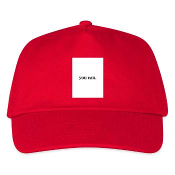 Motivate Yourself - Kinder Basecap - Rot - Vorne