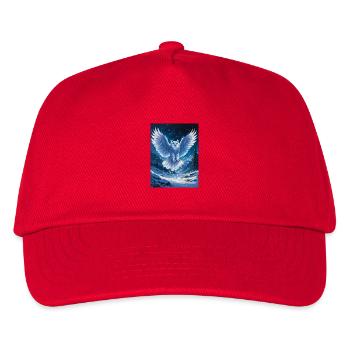 Harfang des neiges - Casquette de baseball Enfant - rouge - Devant