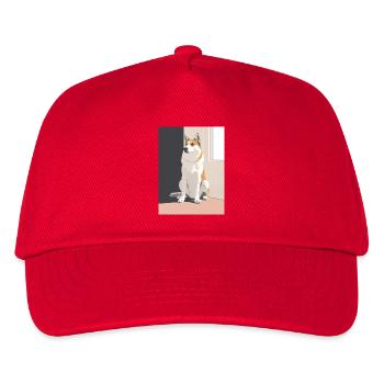 Pretty husky in the shade - Kids’ Baseball Cap - red - Front
