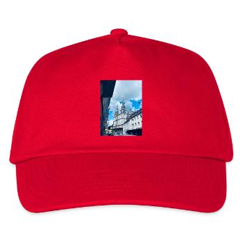 Architecture de la cathédrale de la vieille ville - Casquette de baseball Enfant - rouge - Devant