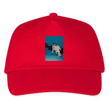 Schneezauber Duo - Kinder Basecap - Rot - Vorne