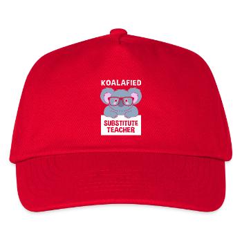 Professeur remplaçant Professeur remplaçant - Casquette de baseball Enfant - rouge - Devant