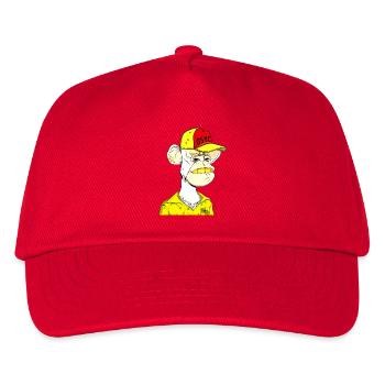 Ape Straßenrebell Cap - Kinder Basecap - Rot - Vorne