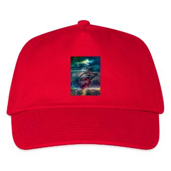 Butterfly under Storm Light - Kids’ Baseball Cap - red - Front