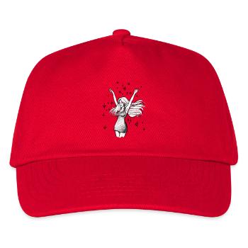 Dancing Woman Empowerment - Illustration - Kids’ Baseball Cap - red - Front