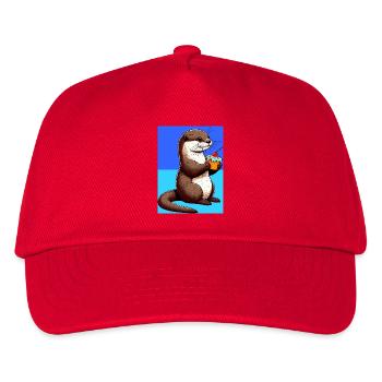 otter - Kids’ Baseball Cap - red - Front