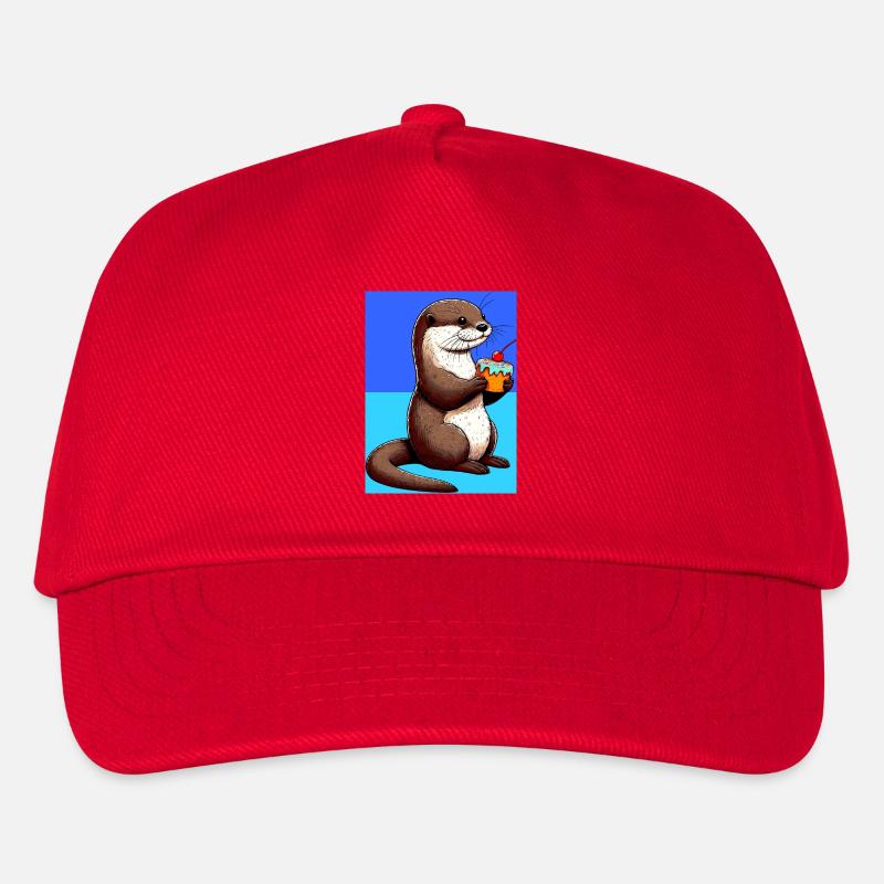 Otter - Kinder Basecap - Rot