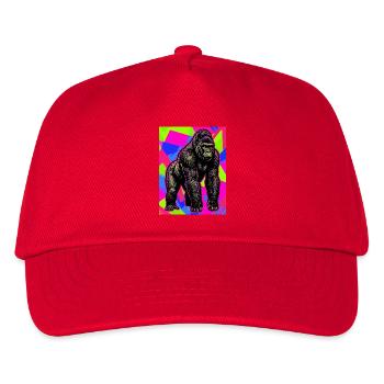 gorilla - Kids’ Baseball Cap - red - Front