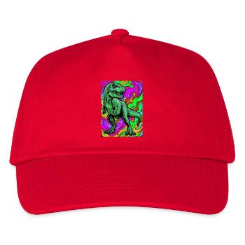 dinosaur - Kids’ Baseball Cap - red - Front