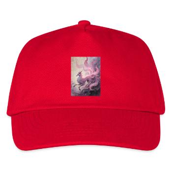 The Silk Chrysalis: Nine-Tailed Fox - Kids’ Baseball Cap - red - Front