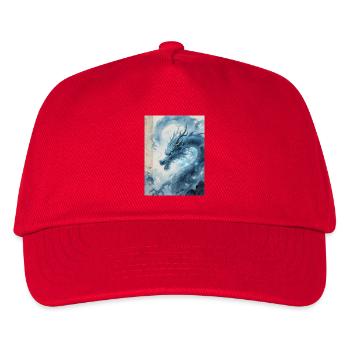 Der Meister der Flut: Blauer Drache – Wirbelwind - Kinder Basecap - Rot - Vorne