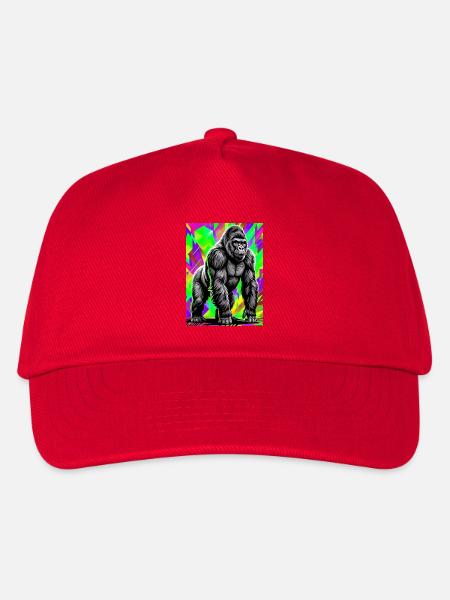 Gorilla - Kinder Basecap - Rot