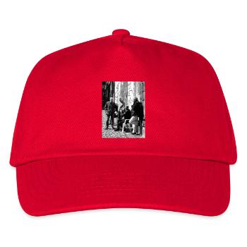 Les élèves de terminale sur le mur : une réunion de la ville - Casquette de baseball Enfant - rouge - Devant